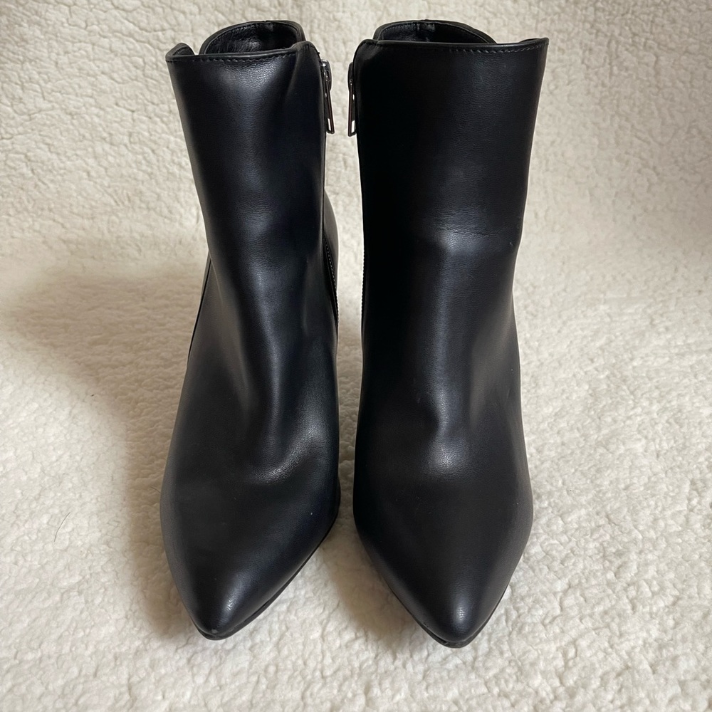 Black ankle booties